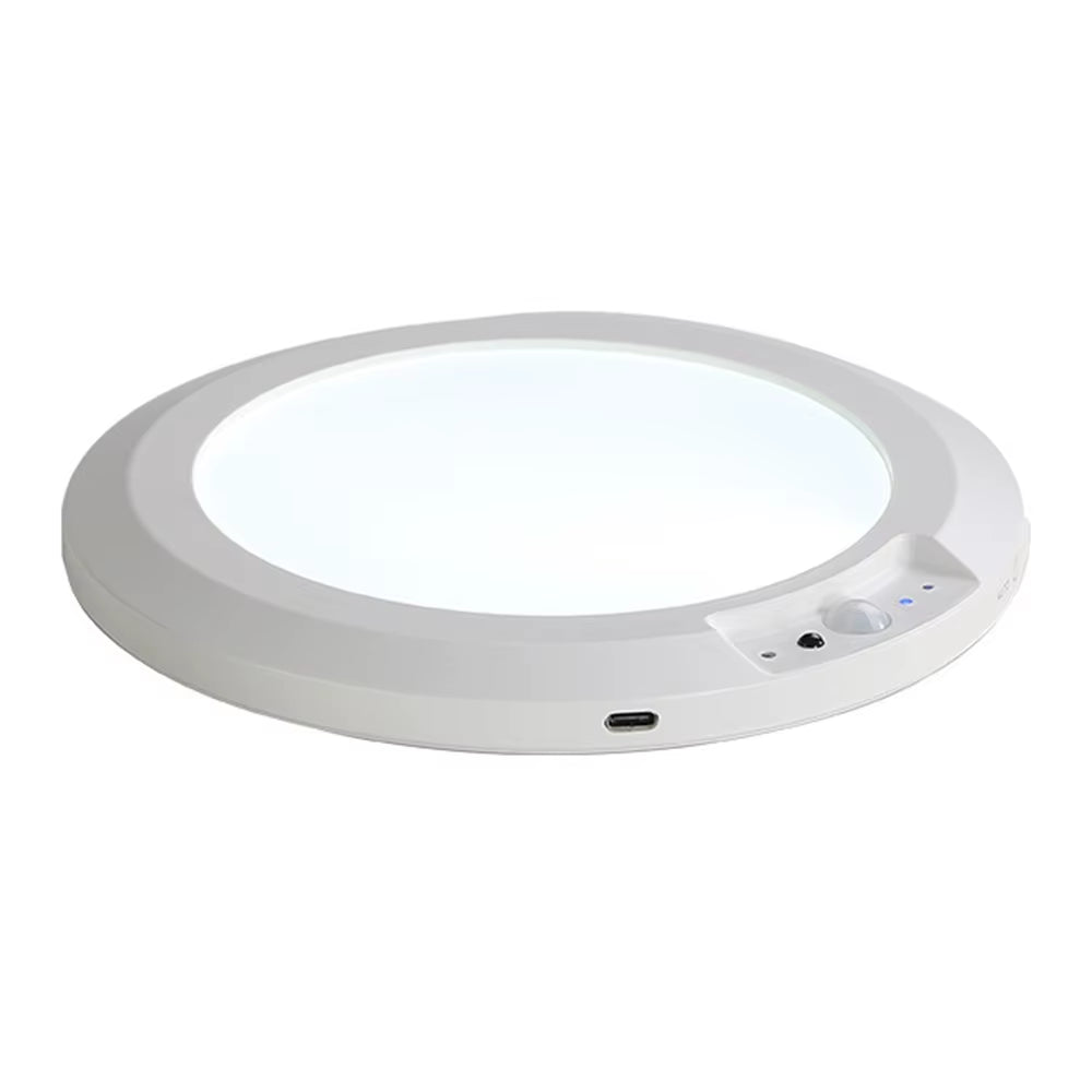 Round Motion Sensor Lights Wireless Induction 3 Color Ceiling Light with Remote Control Motion Activated LED Closet Lamp Hallway