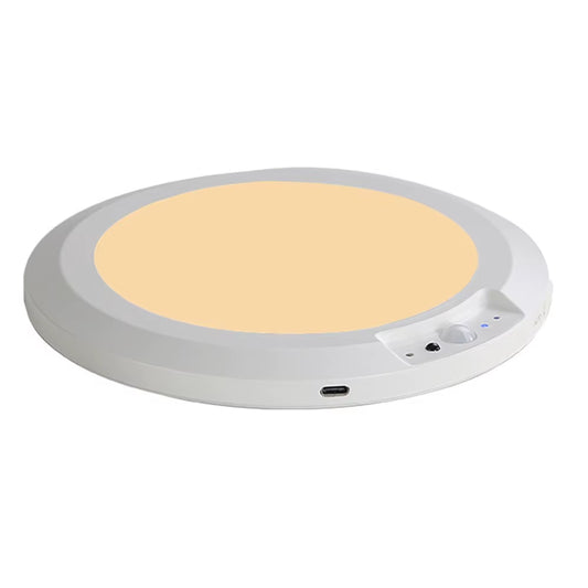 Round Motion Sensor Lights Wireless Induction 3 Color Ceiling Light with Remote Control Motion Activated LED Closet Lamp Hallway